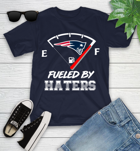 New England Patriots NFL Football Fueled By Haters Sports Youth T Shirt Tee For Sports