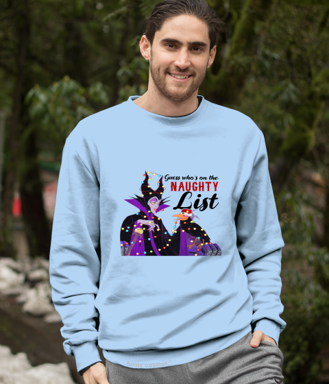 Disney Maleficent T Shirt, Diaval Maleficent T Shirt, Guess Who's On The Naughty List Tshirt, Disney Villains Shirt