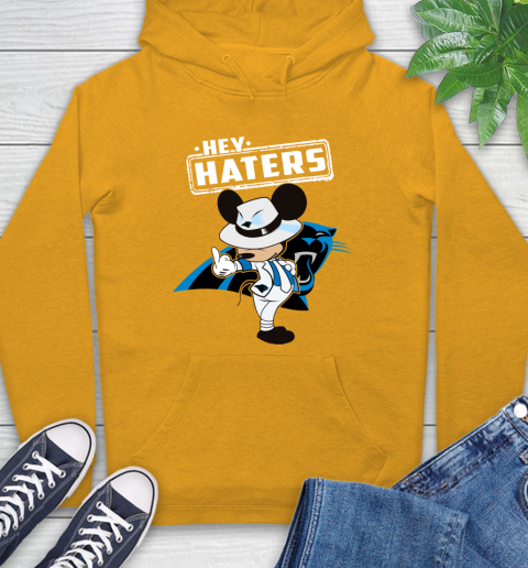 NFL Hey Haters Mickey Football Sports Carolina Panthers Hoodie 2