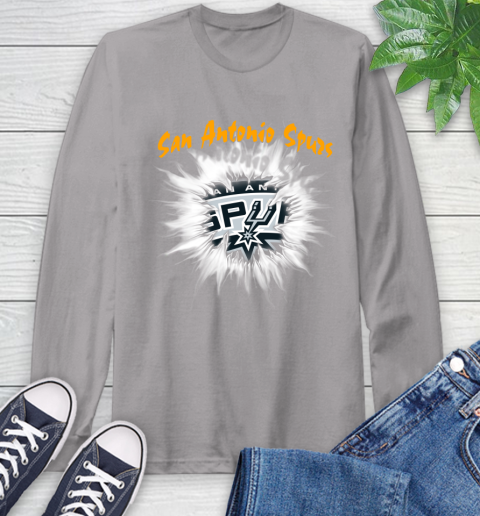 San Antonio Spurs NBA Basketball Rip Sports Long Sleeve T-Shirt 6