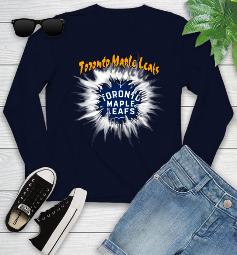 Toronto Maple Leafs NHL Hockey Adoring Fan Rip Sports Youth Long Sleeve 2
