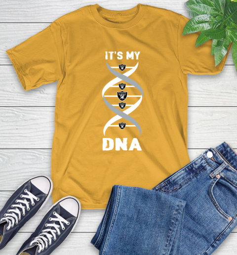 Oakland Raiders NFL Football It's My DNA Sports T-Shirt 2