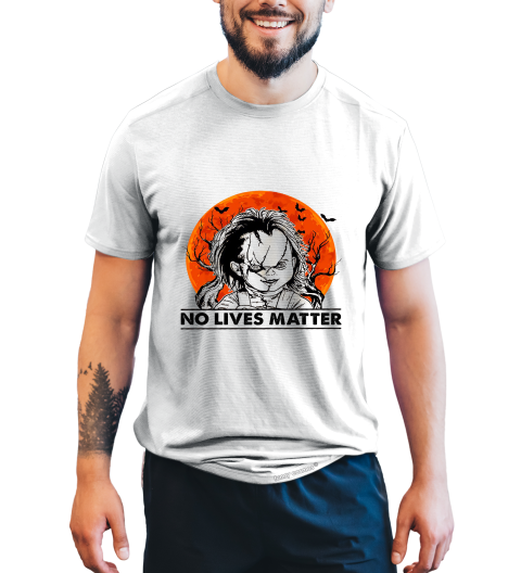 Chucky T Shirt, Horror Character Shirt, No Lives Matter T Shirt, Halloween Gifts