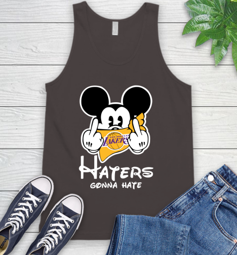 NBA Los Angeles Lakers Haters Gonna Hate Mickey Mouse Disney Basketball T Shirt Tank Top 6