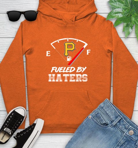 Pittsburgh Pirates MLB Baseball Fueled By Haters Sports Youth Hoodie 4