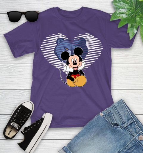 NBA Memphis Grizzlies The Heart Mickey Mouse Disney Basketball Youth T-Shirt 3