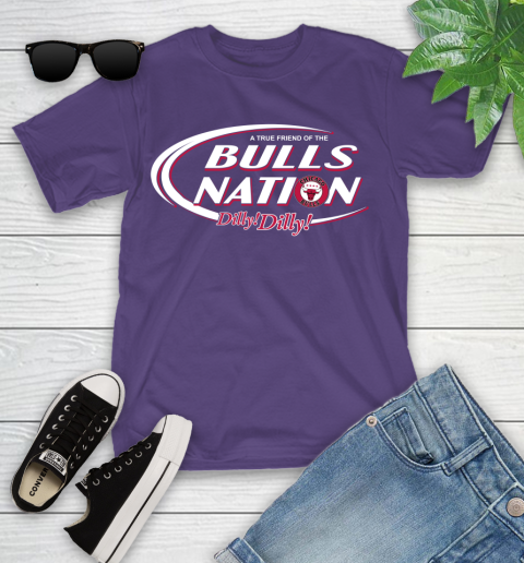 NBA A True Friend Of The Chicago Bulls Dilly Dilly Basketball Sports Youth T-Shirt 3