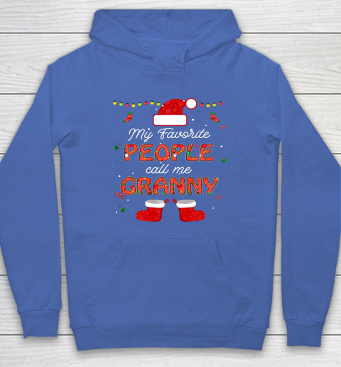My Favorite People Call Me Granny Thanksgiving Christmas Hoodie 6