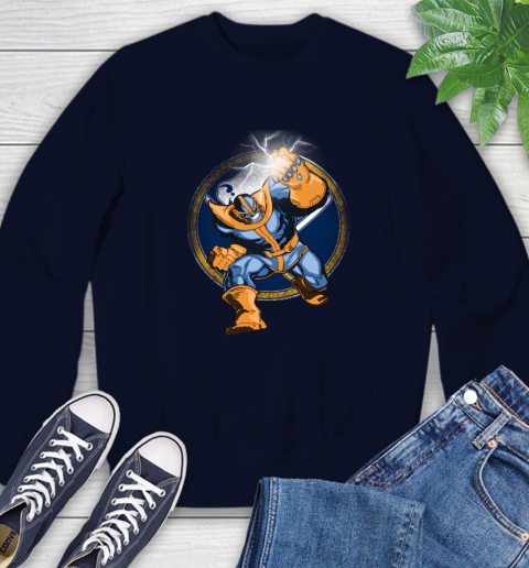 Buffalo Sabres NHL Hockey Thanos Avengers Infinity War Marvel Sweatshirt 2