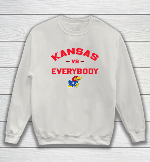 Kansas Jayhawks Vs Everybody Sweatshirt 8