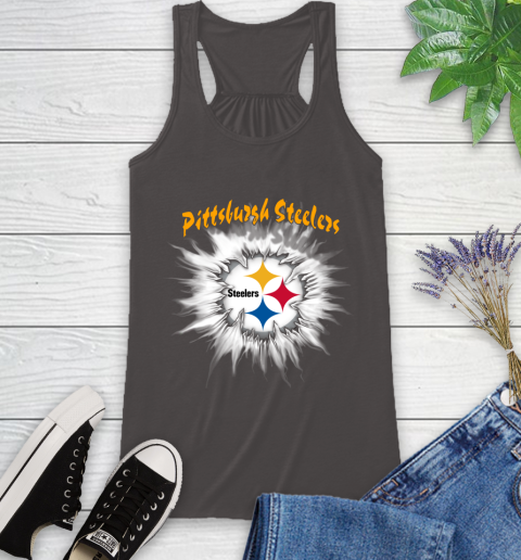 Pittsburgh Steelers NFL Football Adoring Fan Rip Sports Racerback Tank 11