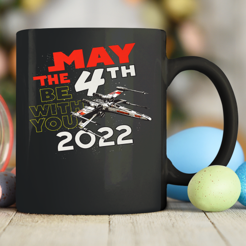 Star Wars May The 4th Be With You 2022 X Wing Ceramic Mug 11oz