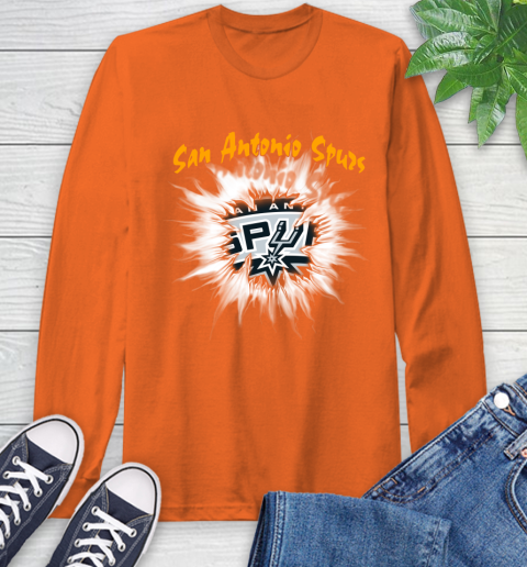 San Antonio Spurs NBA Basketball Rip Sports Long Sleeve T Shirt