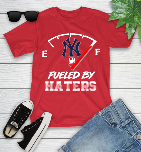 New York Yankees MLB Baseball Fueled By Haters Sports Youth T-Shirt 13