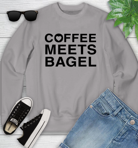 Coffee meets bagel Youth Sweatshirt 2
