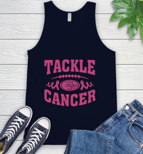 San Francisco 49ers Tackle Breast Cancer Tank Top 3
