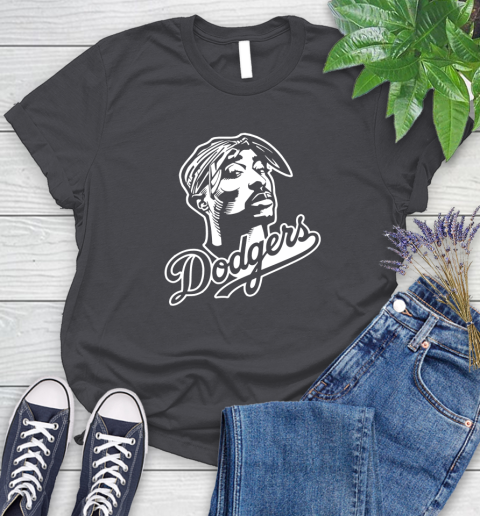 Tupac Dodgers Women's T-Shirt 8