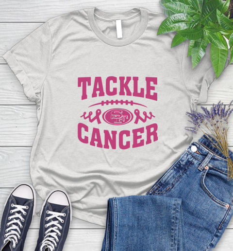 San Francisco 49ers Tackle Breast Cancer Women's T-Shirt