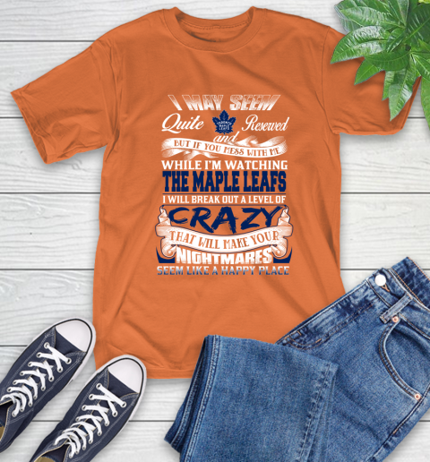 Toronto Maple Leafs NHL Hockey Don't Mess With Me While I'm Watching My Team T-Shirt 4