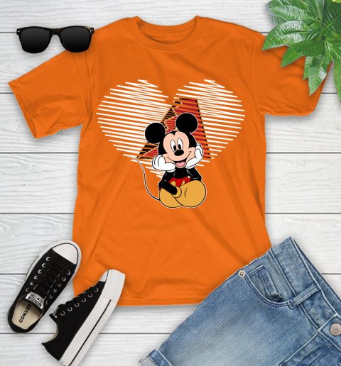 MLB Arizona Diamondbacks The Heart Mickey Mouse Disney Baseball T Shirt_000 Youth T-Shirt 9