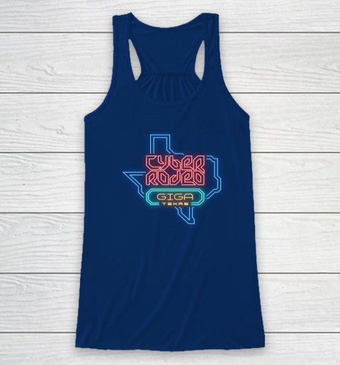 Cyber Rodeo Shirt Elon Musk Giga Texas Tesla Event Racerback Tank 4