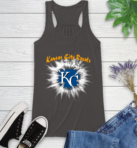 Kansas City Royals MLB Baseball Adoring Fan Rip Sports Racerback Tank 11