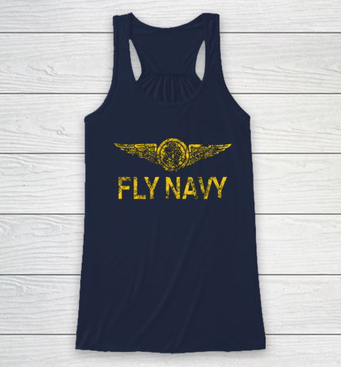 Fly Navy Shirt Racerback Tank 13