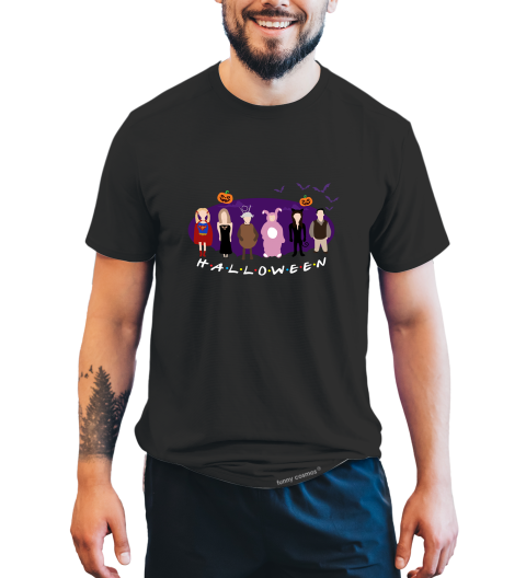 Friends TV Show T Shirt, Friends Shirt, Friends Characters In Halloween Costumes T Shirt, Halloween Gifts