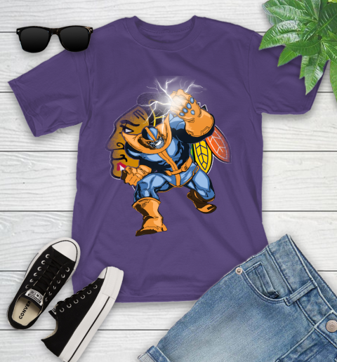 Chicago Blackhawks NHL Hockey Thanos Avengers Infinity War Marvel Youth T-Shirt 3