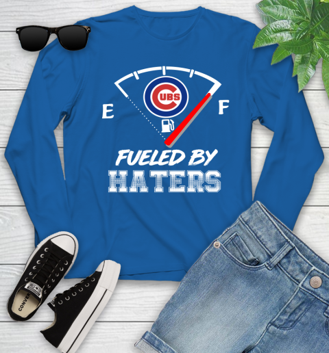 Chicago Cubs MLB Baseball Fueled By Haters Sports Youth Long Sleeve 10