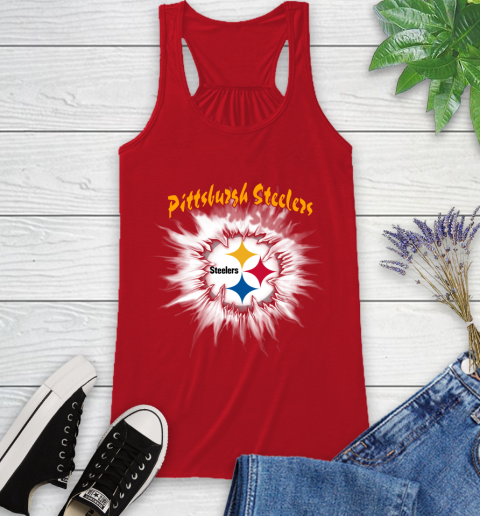 Pittsburgh Steelers NFL Football Adoring Fan Rip Sports Racerback Tank 5
