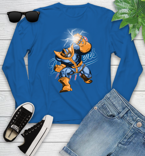 Los Angeles Dodgers MLB Baseball Thanos Avengers Infinity War Marvel Youth Long Sleeve 10