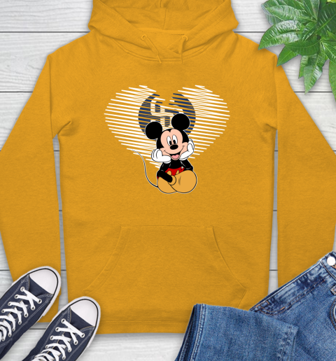 MLB San Diego Padres The Heart Mickey Mouse Disney Baseball T Shirt_000 Hoodie 2