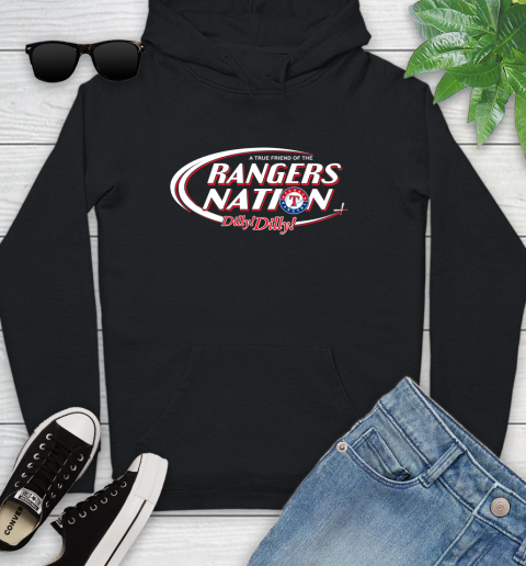 MLB A True Friend Of The Texas Rangers Dilly Dilly Baseball Sports Youth Hoodie