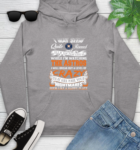Houston Astros MLB Baseball Don't Mess With Me While I'm Watching My Team Youth Hoodie 6