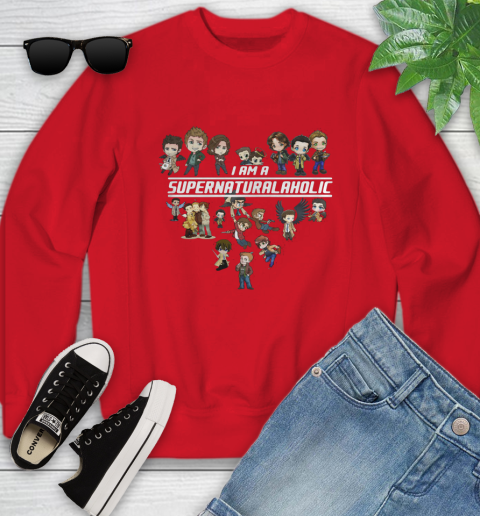 Iam_a_SupernaturalAHolic_Supernatural_A_Holic_Shirt Youth Sweatshirt 8