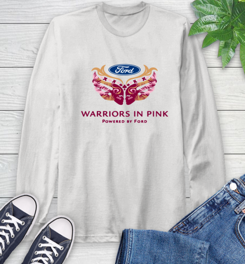 Ford cares warriors in pink Long Sleeve T-Shirt