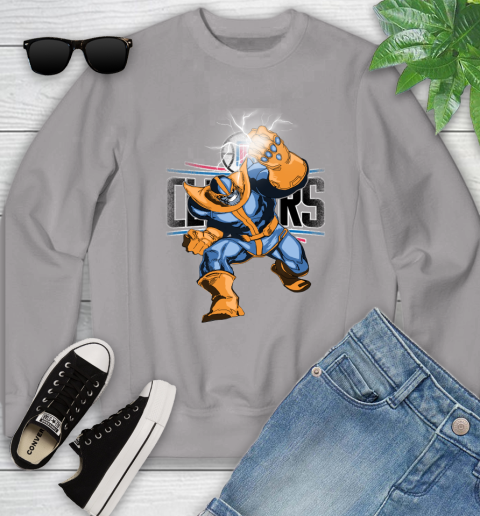 LA Clippers NBA Basketball Thanos Avengers Infinity War Marvel Youth Sweatshirt 3