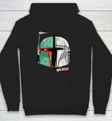 Star Wars Mando and Boba Fett May the 4th Be With You Hoodie