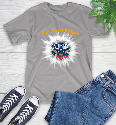 New Orleans Pelicans NBA Basketball Rip Sports T-Shirt 6