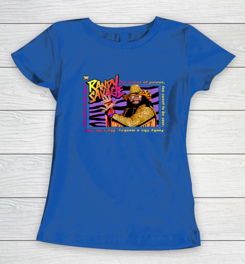 Macho Man WWE Vintage Framed Women's T-Shirt 14