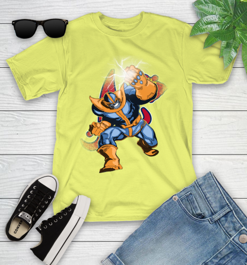 Atlanta Braves MLB Baseball Thanos Avengers Infinity War Marvel Youth T-Shirt 10