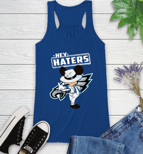 NFL Hey Haters Mickey Football Sports Philadelphia Eagles Racerback Tank 8