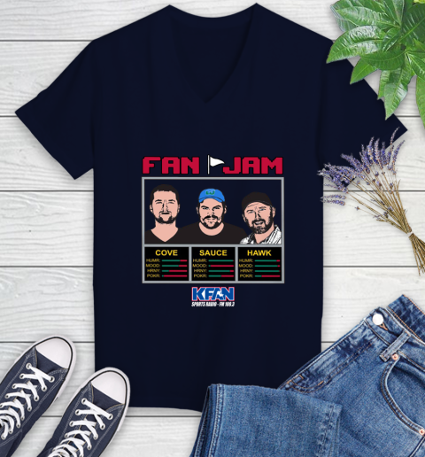 Kfan Dongtober Women's V-Neck T-Shirt 3