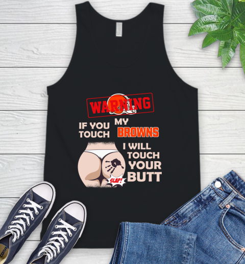 Atlanta Falcons NFL Football Warning If You Touch My Team I Will Touch My Butt Tank Top