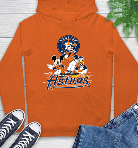 MLB Houston Astros Mickey Mouse Donald Duck Goofy Baseball T Shirt Hoodie 4