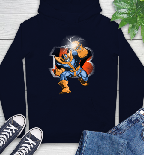 Cincinnati Bengals NFL Football Thanos Avengers Infinity War Marvel Hoodie 3