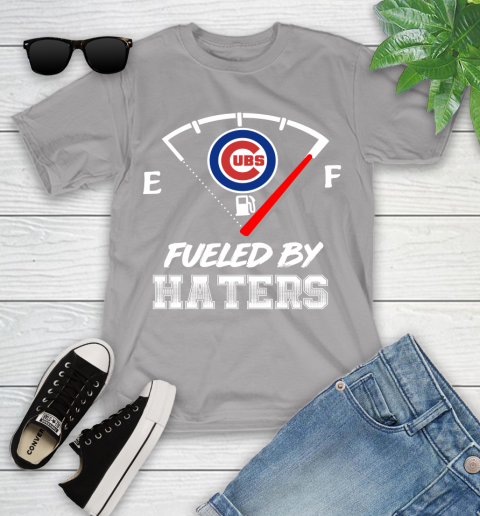 Chicago Cubs MLB Baseball Fueled By Haters Sports Youth T-Shirt 4