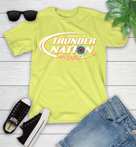 NBA A True Friend Of The Oklahoma City Thunder Dilly Dilly Basketball Sports Youth T-Shirt 10