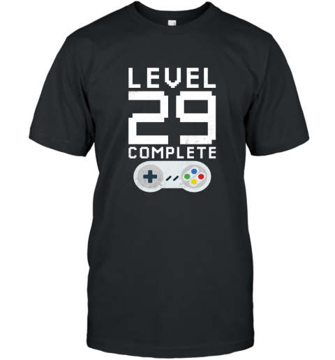 Level 29 Complete Shirt Funny Gamer 29th Birthday Gift Shirt T-Shirt